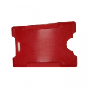 Suporte Plstico para Crachs M2- Vertical - VERMELHO