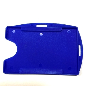 Suporte Plstico para Crachs M3 Conjugado - Vertical e Horizontal com ala - AZUL ROYAL